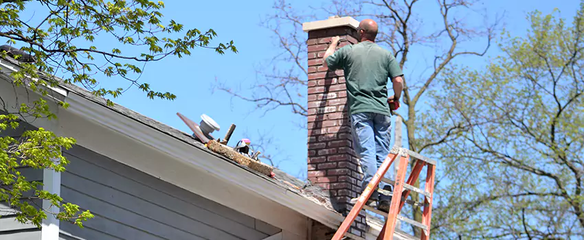 Vinyl and PVC Chimney Flashing Installation in Russellville, AR