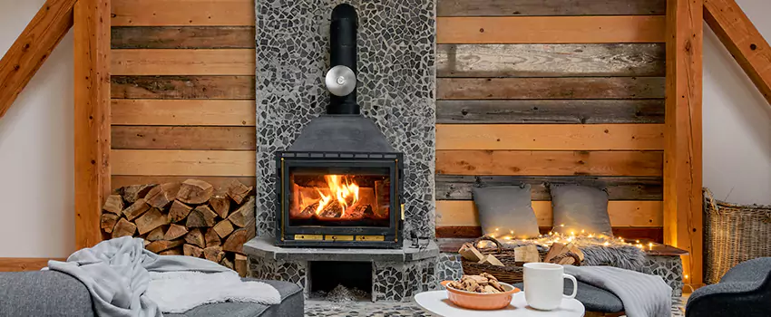 Thelin Hearth Products Direct Vent Gas Stove Fireplace Inspection in Russellville, Arkansas